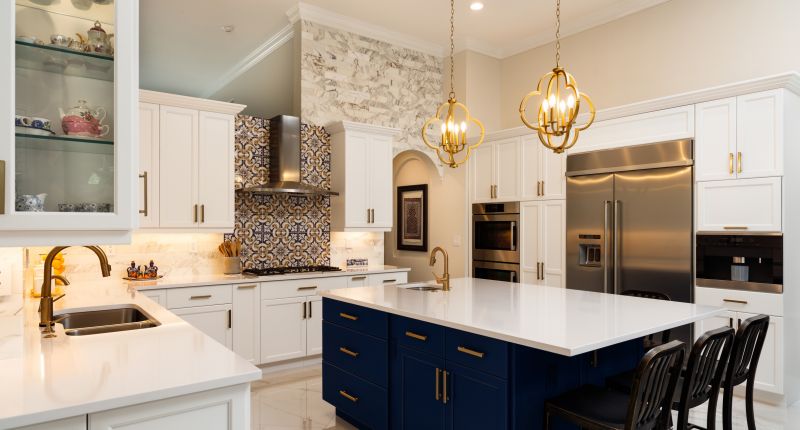 Cherry Cabinet Refacing in Carmel, IN